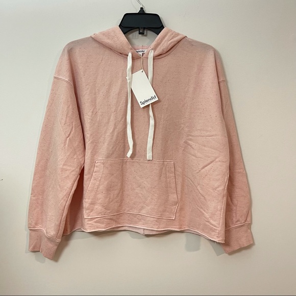 🌟CLEARANCE🌟 Everything must go! NWT✨Splendid Speckled Hoodie pink - Picture 9 of 14